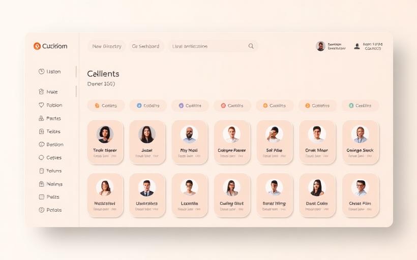 Tampilan modul Client Directory & KYC