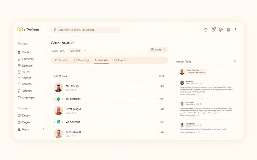 Tampilan modul Client Portal